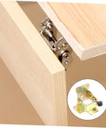 40 Piece Iron Folding Hinges For Furniture Self Locking Brackets Built Tough For Table And Chair Legs Space Saving Design For Narrow Areas In Kitchen And Retail Use on wood board hinge
