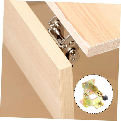 40 Piece Iron Folding Hinges For Furniture Self Locking Brackets Built Tough For Table And Chair Legs Space Saving Design For Narrow Areas In Kitchen And Retail Use on wood board hinge