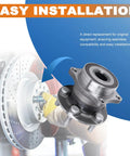 Rear Wheel Hub Bearing Assembly Two Pack Drop In Bolt On Fits 2009 2013 Subaru Forester 2010 2014 Outback 2013 2016 BRZ 2010 2014 Legacy