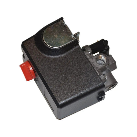 Image of Tough As Nails 4 Port Pressure Switch For Air Compressors With 1/4 Inch FNPT Inlet And 1/4 Inch Quick Disconnect Fittings, Cuts In At 120 PSI And Cuts Out At 155 PSI, 120/240V, 26 Amp Replacement CW219300AV