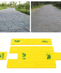 Three Piece Polyurethane Concrete Stamps Set For Outdoor Surfaces With Seamless Impression Mold To Nail Realistic Cement Texture