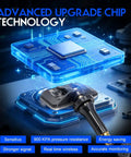 Close-up of Hella Smooth Ride TPMS Tire Pressure Monitor Sensor showing advanced chip technology and pressure resistance features.
