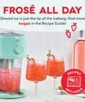 Score This Electric Shaved Ice And Slushy Maker For Instant Summer Vibes And Perfectly Fluffy Snow Cones with pink slushy drinks.