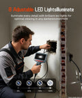 Using Two Way Articulating Borescope With 1080P HD Endoscope Camera And 8 LED Lights for wall inspection