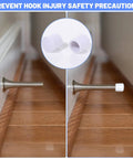 40 Pack Rubber Door Stop Tips And Caps 0.39 Inch Replacement Stoppers For Doors And Hinges, demonstration of easy install on floor