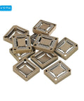 PLCC32P IC Socket 32 Pin 1.26mm Pitch SMT Surface Mounted Socket For PCB Board Pack Of 10 ideal for IC testing prototyping