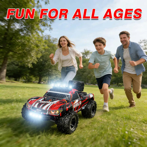 One Eighteen Scale 4WD RC Truck For Kids And Adults, Zips Up To 25 MPH On Any Terrain, IPX4 Waterproof, in outdoor park