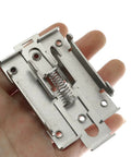 Rail Mount Bracket For 35mm Relay System Rack Mount Adapter For Industrial Control And Solid State Relay Gear Easy Install And Durable Metal Frame For Tough Industrial Use stainless steel