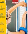 Person applying 3 Pack Pro Grade Painter Tape Blue Masking Tape 2 Inch By 60 Yards Each Residue Free Multi Surface For Sharp Lines