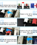 Beefed Up Heavy Duty Industrial Grade Half Inch NPT 3 Stage Air Drying System filter replacement instructions.