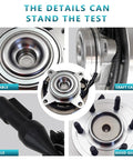 Front Wheel Bearing Hub Assembly 515117 for Ford F150 2009 2010 2WD Front Left and Right, 6 Bolt Hubs With ABS Sensor, 2 Piece Kit