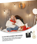 Couple enjoying a cozy moment beneath a DIY Wall Clock Kit With Battery Powered Quartz Movement, Hands, And Heavy Duty Clock Mechanism