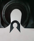 Two Piece Retrofit Pipe Flashing Kit Black For Roofs You Can’t Flash Over, Seals Around Pipes And Vents in close-up view