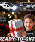 Remote Control Truck Toy With Light Effects, 2.4GHz 2WD RC Car With Dual Motors For Off Road Fun gift wrapped for Christmas
