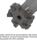 Beast Mode Tungsten Carbide Tip T Slot Milling Cutter End Mill With Twenty Mm Cutting Diameter Six Flutes Close-up