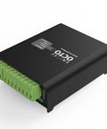 OCTO Mk2 8 Universe eDMX to LED Pixel Converter and DMX Over Ethernet DIN Rail Controller in black compact design