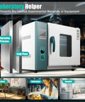 12 Gallon Digital Convection Oven 1000W Industrial Lab Heat Treatment Drying Machine with Forced Air Flow and Precise Temp Control Up To 300C in laboratory setting.