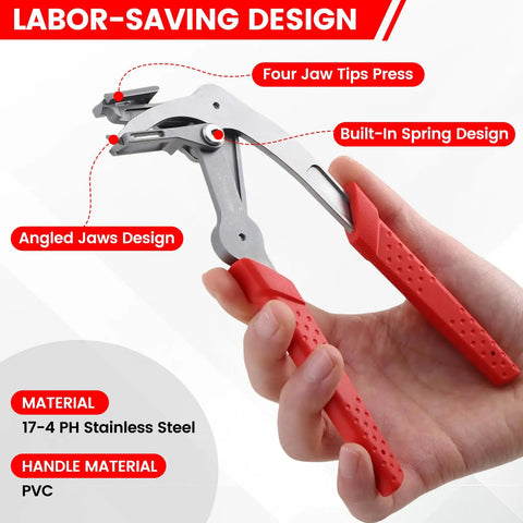 Professional Grade Dead Simple Car Clip Pliers And Panel Removal Tool For Rides Safely Yanking Plastic Fasteners with angled jaws