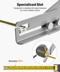 Heavy Duty Carbon Steel Wheel Alignment Tool Featuring A Digital Angle Finder And Measuring Tapes for reliable measurements with specialized slot.
