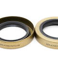 Trailer And RV Hub Grease Seals For EZ Lube 3500 Pound Axles Two Pack Fits One Three Eighths Inch Wheel Bearing Double Lip Style