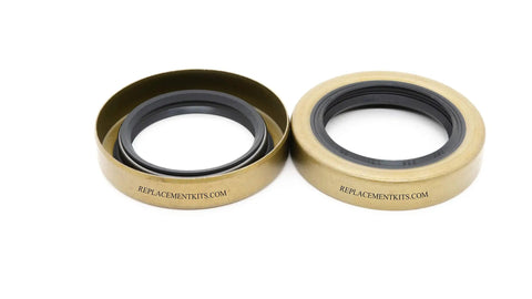 Trailer And RV Hub Grease Seals For EZ Lube 3500 Pound Axles Two Pack Fits One Three Eighths Inch Wheel Bearing Double Lip Style