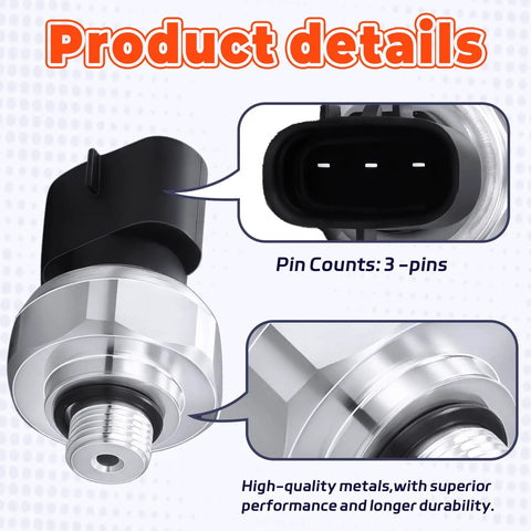 AC Pressure Sensor 88719 33020 Goes Great With Toyota Avalon Sienna Camry RAV4 Corolla Venza Highlander And Lexus LS430 ES350 LS460 RX350 Auto Refrigerant Pressure Transducer Switch