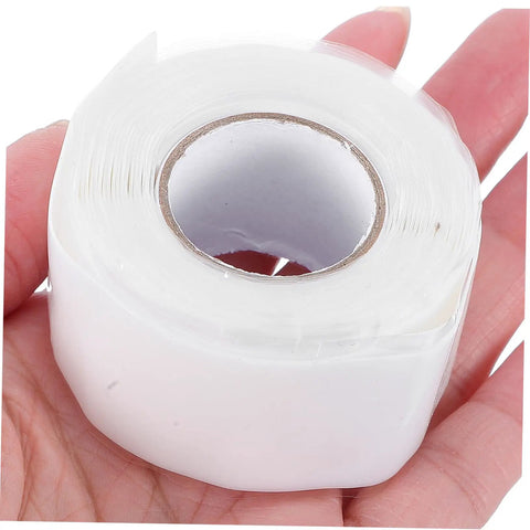 Heavy Duty Hose Repair Tape Wide Sealing Tape for Quick Leak Fixes and Plumbing Pipe Leaks, roll held in hand
