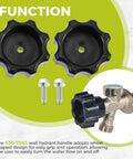 2 Pack Wall Hydrant Handle Repair Kit 630-7965 For Mansfield 300 400 500 Series Outdoor Faucet Replacement shown