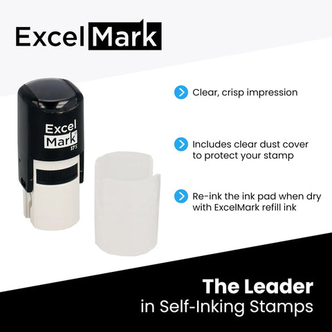 No Sweat Self Inking Round Teacher Stamp Loaded With Bold Red Ink And Easy Grip Quick Strike Design For Stress Free Marking Durable School Supply Crafted To Pump Out Thousands Of Crimp Impressions Day After Day with dust cover