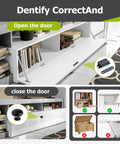 Drop-Down Gas Struts With No-Slam Soft Close Hinges For Cabinets And Drop-Front Desks open and closed cabinet examples