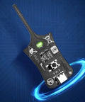 USB C Inductance Tester for PC and Phone Repair, High Sensitivity Inductor Detector, compact black device on blue background