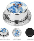 Durable Stainless Steel Multi Function Kitchen Timer With Rotating Dial And Countdown Indicator featuring blue monkey design.