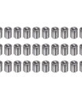 Thirty Piece Top Shelf Ball Point Spring Plungers 304 Stainless Steel 2X3mm Precision Positioning Beads Ball Catch Latch array.
