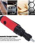 Pro Grade Pneumatic Air Die Grinder At 4000 Rpm With Slick Straight Body and Hella Comfortable Ergonomic Zinc Construction for cuts and sanding.