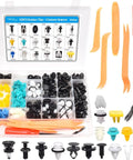 Tesla 325Pcs Push Retainer Clip Set With 18 Sizes for Model 3 Y S X, clip box with various fasteners and removal tools