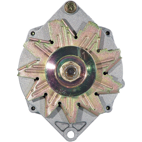 Front view of New Professional Grade Alternator 335-1093 Replacement for Auto Electrical System, strong metal construction