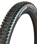 Forekaster 29x2.40WT Tubeless-Ready MTB Tire With 3C MaxxTerra EXO+ Protection side view, black rubber with tread pattern