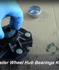 Two Pack Trailer Axle Bearings Kit With L44649 L44610 Inner And Outer Bearings Fits One And One Sixteenth Inch Trailer Axle