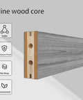 Built Tough Frosted Glass Barn Door 48 By 96 Inches With Heavy Duty Eight Foot Sliding Track Hardware Kit In Gray For Easy Slide Interior Room Divider close-up of pine wood core construction.