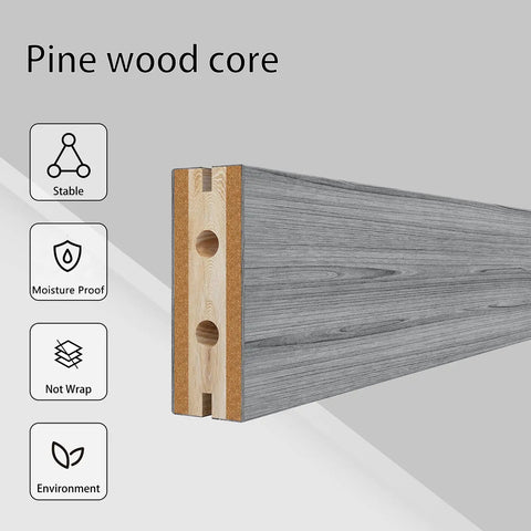 Built Tough Frosted Glass Barn Door 48 By 96 Inches With Heavy Duty Eight Foot Sliding Track Hardware Kit In Gray For Easy Slide Interior Room Divider close-up of pine wood core construction.