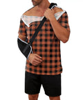 Post Surgery Shirt For Men With Shoulder Recovery Easy Dress Snap Design Side Snap Adaptive Tee With Pockets Tear Away