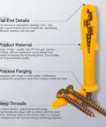 550 Piece Drywall Screws And Anchors Kit With Eight Size Options For Beefy Home Repairs And Picture Hanging close-up with details