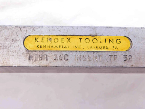 Detail of Kendex tooling label on Boss-Grade Lathe Turning Tool Holder With 1-Inch Shank And TP32 Inserts For Precise Heavy-Duty Machining NS2384CR5