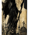 Dark Gothic Death Art Case For iPhone 11 Pro Max With Two Part Polycarbonate Shell And Shock Absorbent TPU Liner
