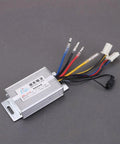 24V 250W Electric Bike Brush Motor Controller For E-Bikes And E-Scooters Ride Ready High Performance Driver with visible wires and connectors