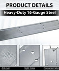 18 Inch Folding Metal Bending Tool For Sheet Metal And HVAC Ductwork, Pro Grade Steel Hemming Tool, heavy-duty 16-gauge steel