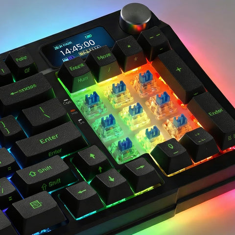 84 Piece Blue Mechanical Keyboard Switch Set With 3 Pin Clicky 50gf Actuation, Dustproof Durable Housing For LED Backlit Gaming Keyboards And 3D Printing Projects, Great Upgrade For Your Rig blue switches on RGB keyboard