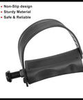 Grippy Non Slip Exercise Bike Pedals With Adjustable Straps One Half Inch Spindle Black Durable For Indoor And Outdoor Cycling