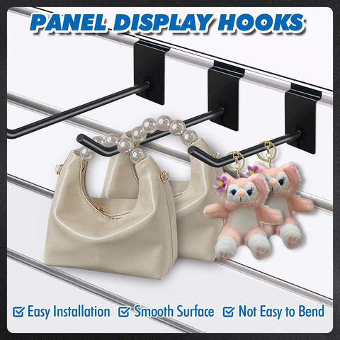 Slatwall Hooks Set 200 Pcs Includes 4 6 And 8 Inch Hooks For Garage Shop And Retail Display Versatile Hanging Hangers