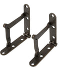 Drop Front Desk Hinge Set In Antique Brass Finish, 2 Pack For Slant Top Desks, 180 Degree Opening, Heavy Duty Steel Construction, Smooth Operation